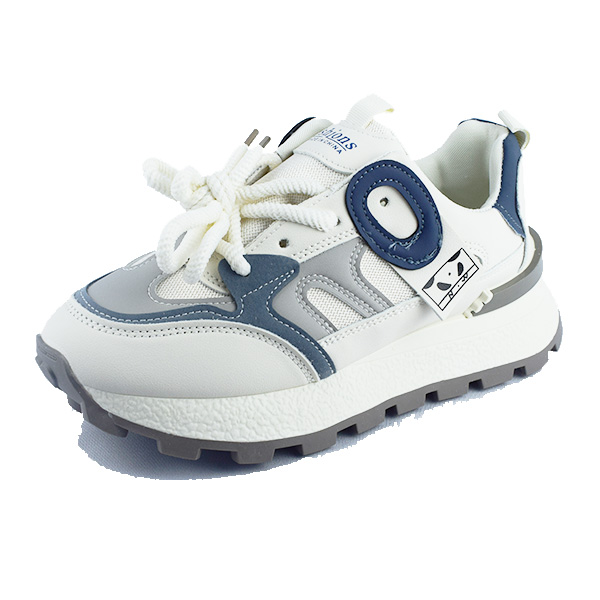 Basket sneakers pour femme 1001 beige/bleu................  espadrille basket femme Maroc